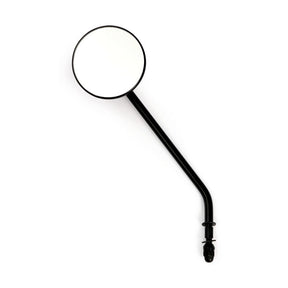 Steel 3" round mirror. Black, long stem MIRRORS Mcs