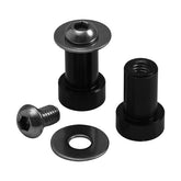 Motone, Mirror Delete Plugs, 1" H/B. Black Mirrors Adapters Motone