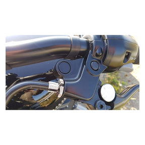 Motone, Mirror Delete Plugs, 1" H/B. Black Mirrors Adapters Motone