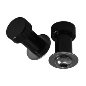 Motone Mirror Delete Plugs, 1" H/B. Black Mirrors Adapters Motone