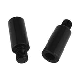 Motone, Mirror Extender Adapter Set 10mm. Black Mirrors Extensions Motone