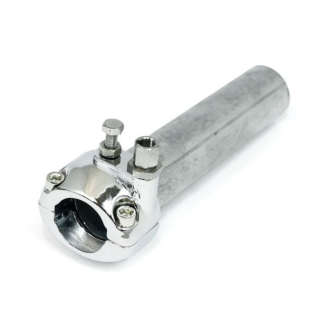 Universal Metal Throttle Grip 1" Handlebars, Chrome Throttle Misc Mcs