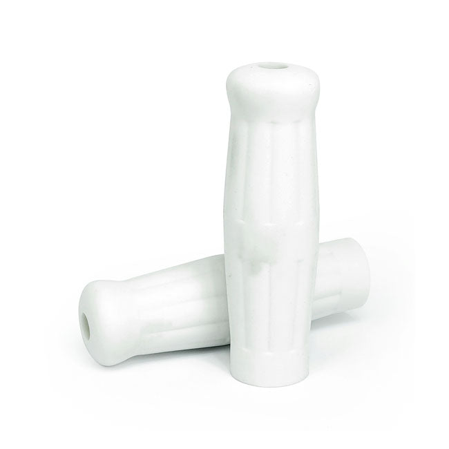 Vintage Style 1" Grips White Grips Mcs