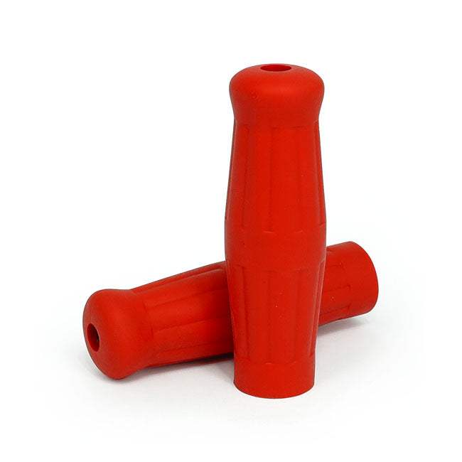 Vintage Style 1" Grips Red Grips Mcs