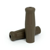 Vintage Style 1" Grips Coffee Brown Grips Mcs