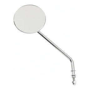 Steel 4" Round Mirror. Chrome, Long Stem Mirrors Mcs