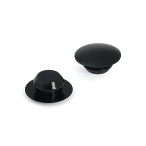 Handlebar Grip End Plug Set. Black Grips Misc Mcs