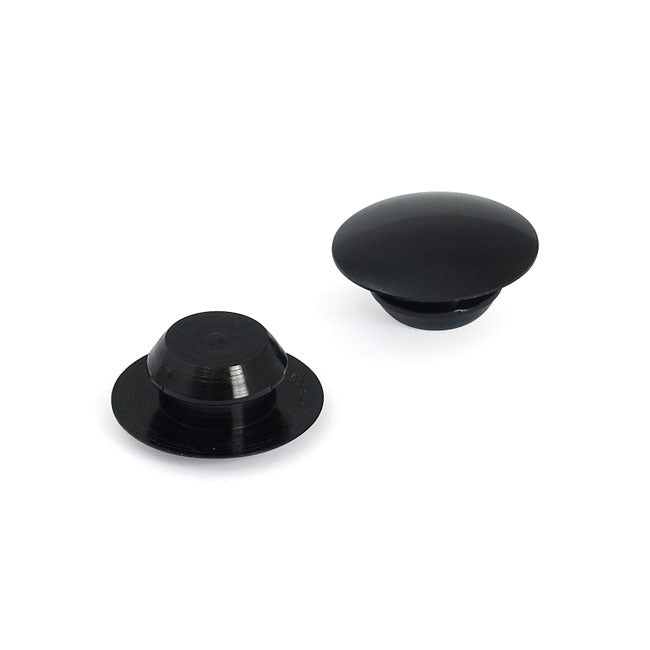 Handlebar Grip End Plug Set. Black Grips Misc Mcs
