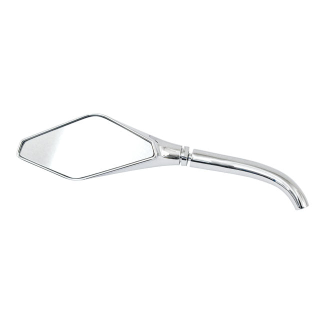 Cobra Mirror, Chrome, Left Mirrors Mcs
