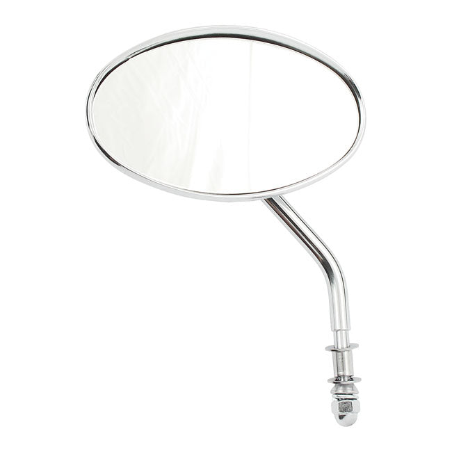 Cateye Mirror. Chrome, L&R Mirrors Mcs