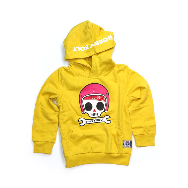 Bobby Bolt Bibbi hoodie yellow HOODIES KIDS Bobby Bolt