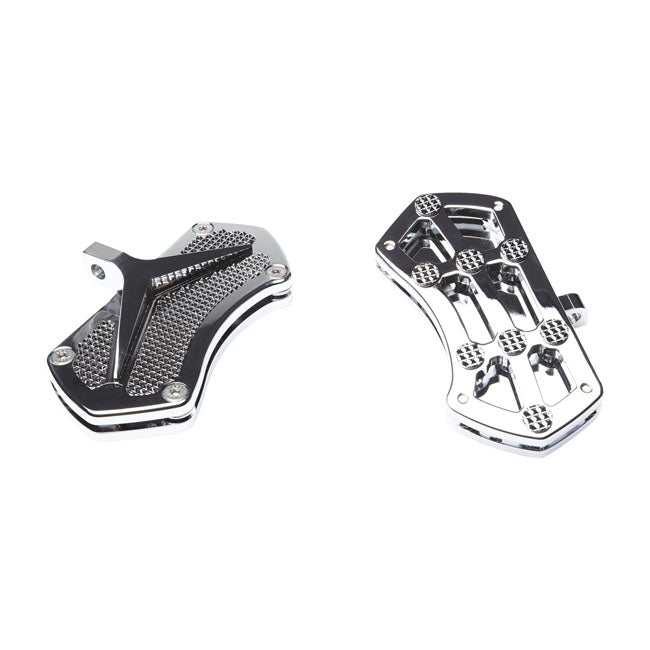 Vity''S Design, Diamond Passenger Floorboards. Chrome Passenger Pegs Vity's Design