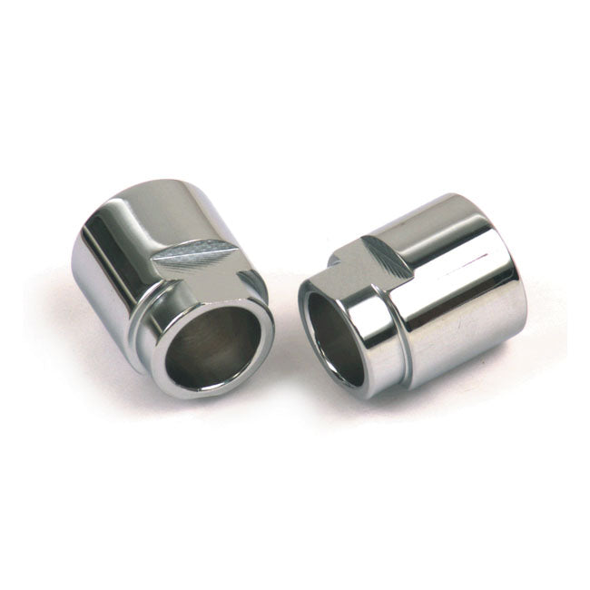 Custom Rigid Axle Spacer Set. Chrome Wheel Axles Spacers Mcs