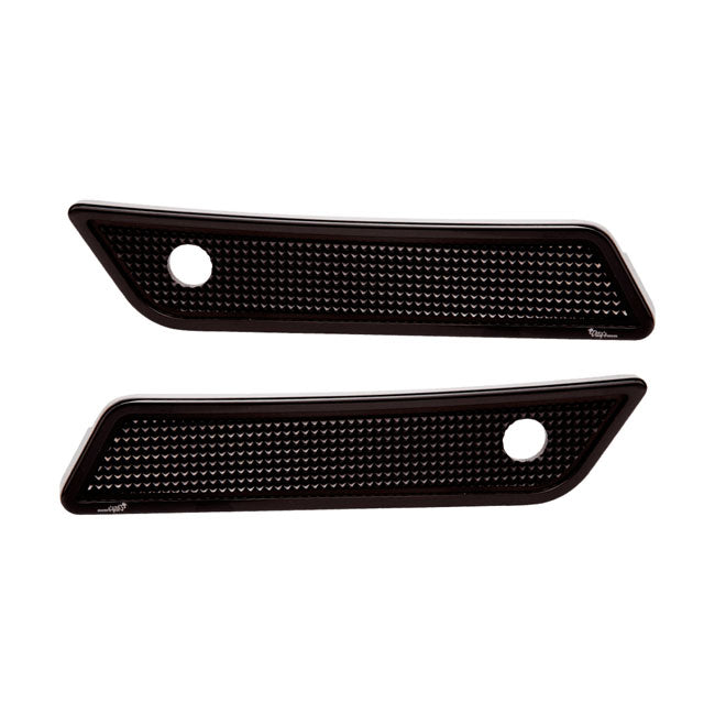 Vity''S Design, Diamond Saddlebag Latch Cover Set. Black Vity's Design Default Title