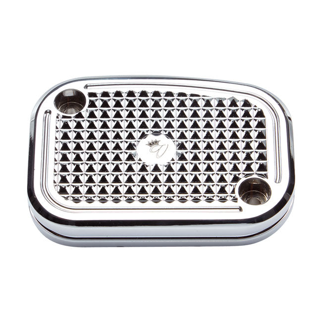 Vity''S Design, Diamond Handlebar Master Cylinder Cover. Chr. Master Cylinder Covers Vity's Design