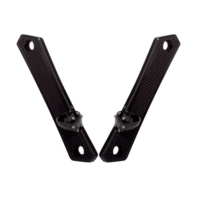 Vity''S Design, Diamond Front Turn Signals, Black. Ece Appr. Vity's Design