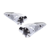Vity''S Design, Diamond Front Turn Signals, Chrome. Ece Appr. Turn Signals Vity's Design