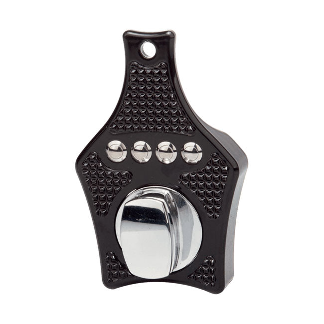Vity''S Design, Diamond Ignition Switch Relocation Kit. Black Ignition Switch Brackets Vity's Design