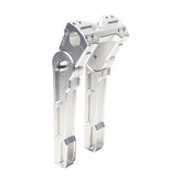 Vity's Design 10" Adjustable Risers For 1" Handlebar Clamp, Silver Risers Vity's Design