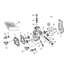 Bushing, Oil Pump Drive Shaft Oil Pump Parts Mcs