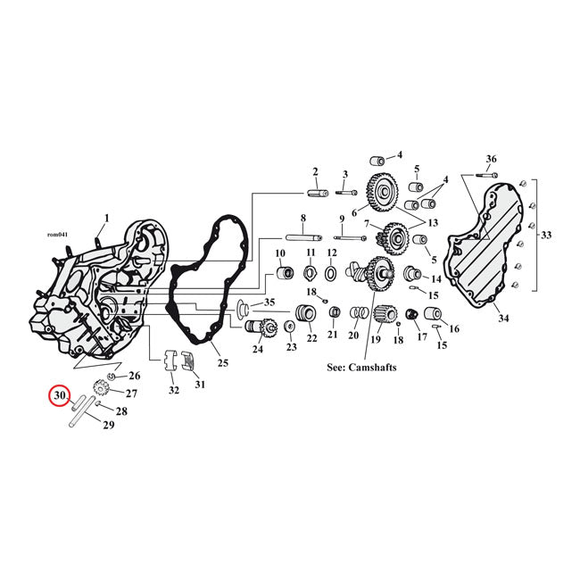 Bushing, Oil Pump Drive Shaft Oil Pump Parts Mcs