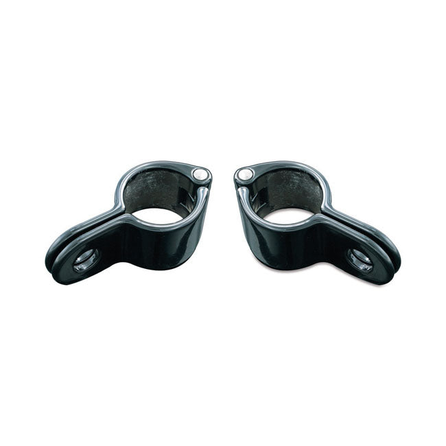Kuryakyn, Magnum quick clamps, 1" (25.4mm). Gloss black FRAMES BRACKETS Kuryakyn