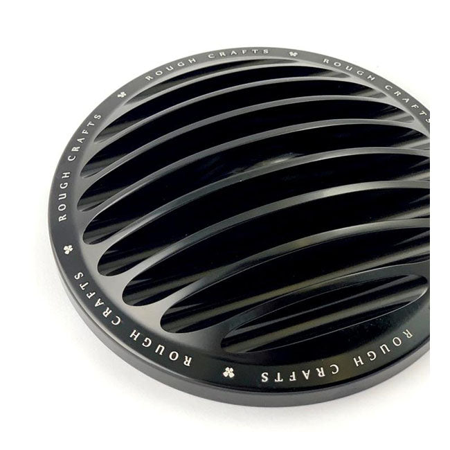 Rough Crafts Finned Cover for Arlen Ness BIG SUCKER STAGE - 18+ Softail & 17+ Touring & 17 Trike Air Cleaner Cover Rough Crafts