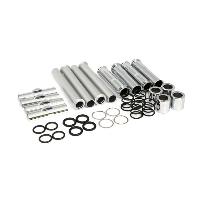 Complete 86 90 Xl Pushrod Cover Kit. Chrome Pushrod Covers Mcs