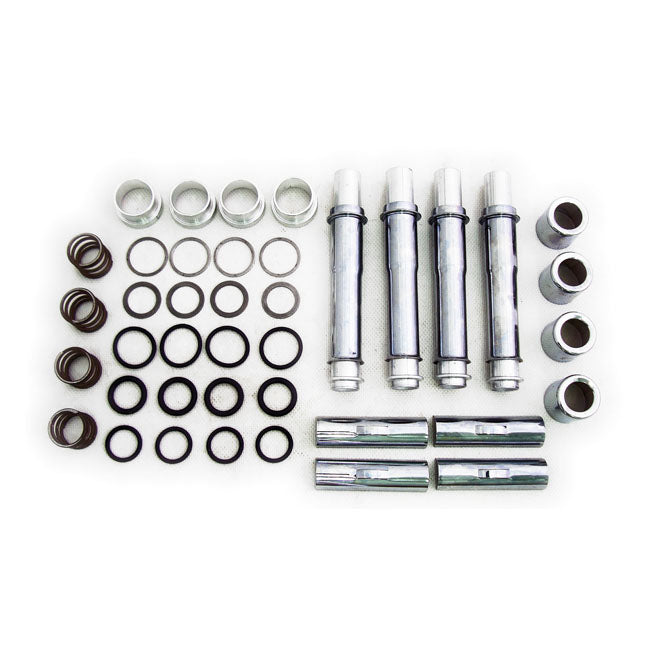 Complete 91 03 Xl Multiple Parts Pushrod Cover Kit. Chrome Pushrod Covers Mcs