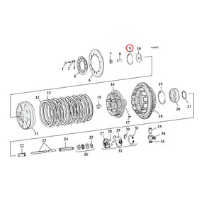 Retaining Ring, Clutch Adjuster Plate Retaining Rings Mcs