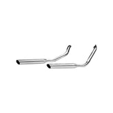 Paughco, Slash cut exhaust (38"). Chrome Full Exhaust System Paughco