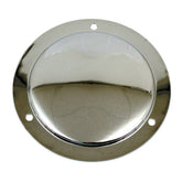 Derby Cover, Stepped. Chrome Derby Cover Mcs