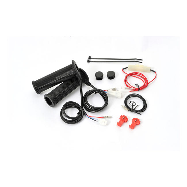 Daytona, heated grips, for 7/8" (22mm) handlebars. Black GRIPS HEATERS Daytona