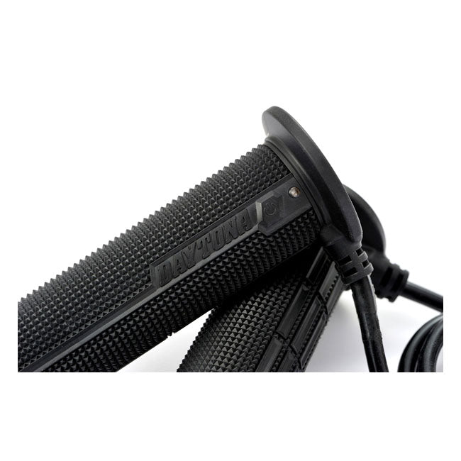 Daytona, heated grips, for 7/8" (22mm) handlebars. Black GRIPS HEATERS Daytona