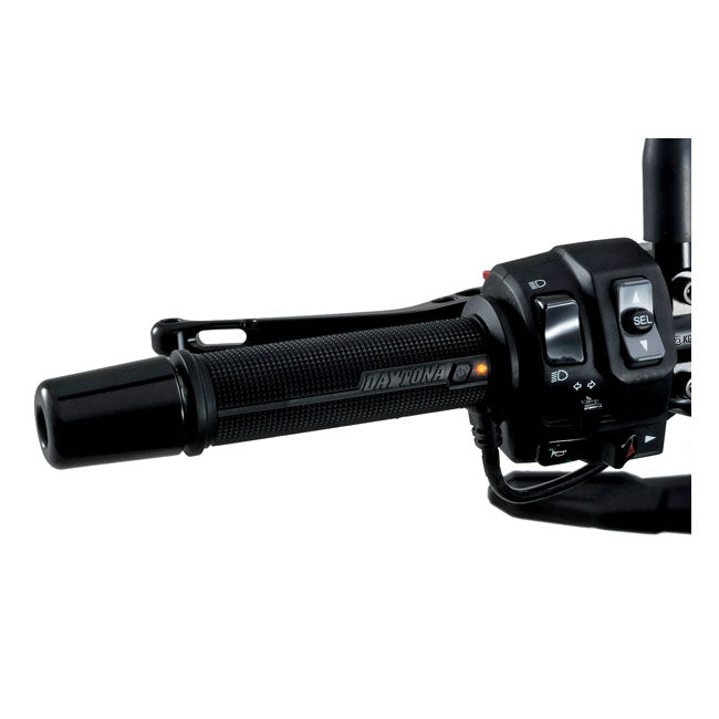 Daytona, heated grips, for 7/8" (22mm) handlebars. Black GRIPS HEATERS Daytona