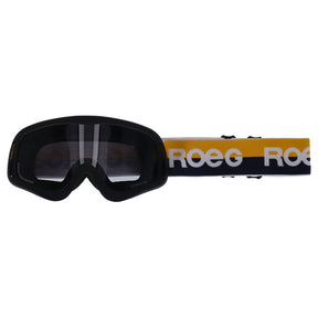Roeg Peruna Yellow Stripe Goggle Black And Yellow/Blue Strap Eyewear Roeg