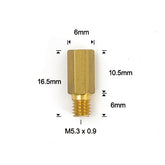 EBC Keihin hex head main jets 99101-357, size 80 CARBS KEIHIN REPL PARTS Ebc