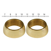 Paughco, handlebar grip cones for internal throttle. Brass HANDLEBAR MISC Paughco