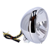 7" H4 Headlamp For Fl Models. Clear Lens. Chrome Headlamps Mcs