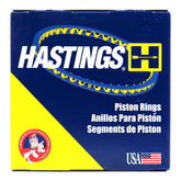 Hastings, 3-7/16" bore chr/moly piston ring set. STD PISTON RINGS Hastings