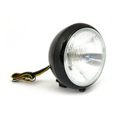 7" H4 Headlamp For Fl Models. Black Headlamps Mcs