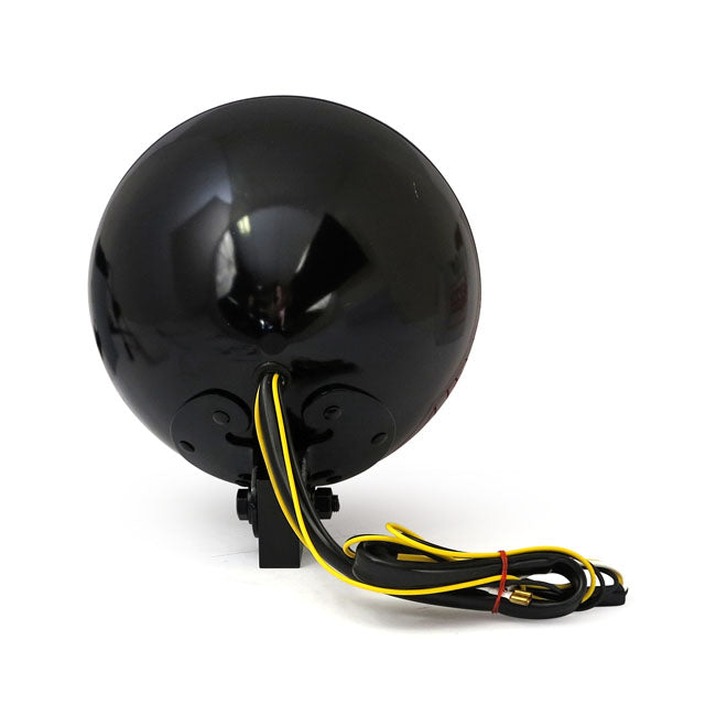 7" H4 Headlamp For Fl Models. Clear Lens. Black Headlamps Mcs