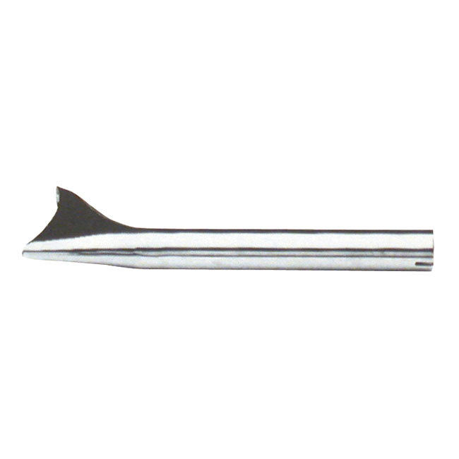 Paughco, Fishtail extension. 18" long. Chrome EXHAUST SLIP-ONS AND MUFFLERS Paughco