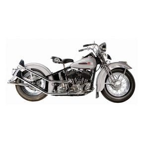 Paughco, Dago style slip-on Fishtail extension. 18" long EXHAUST SLIP-ONS AND MUFFLERS Paughco