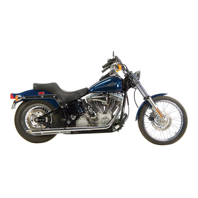 Paughco, Tailpipe extension. 18" Slash cut. Chrome EXHAUST SLIP-ONS AND MUFFLERS Paughco