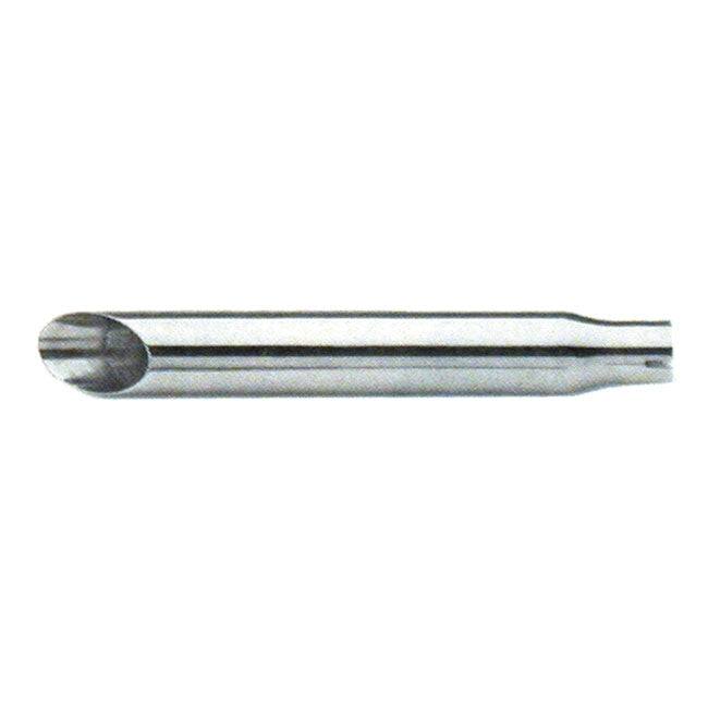 Paughco, Slash cut universal muffler. 19" long EXHAUST SLIP-ONS AND MUFFLERS Paughco