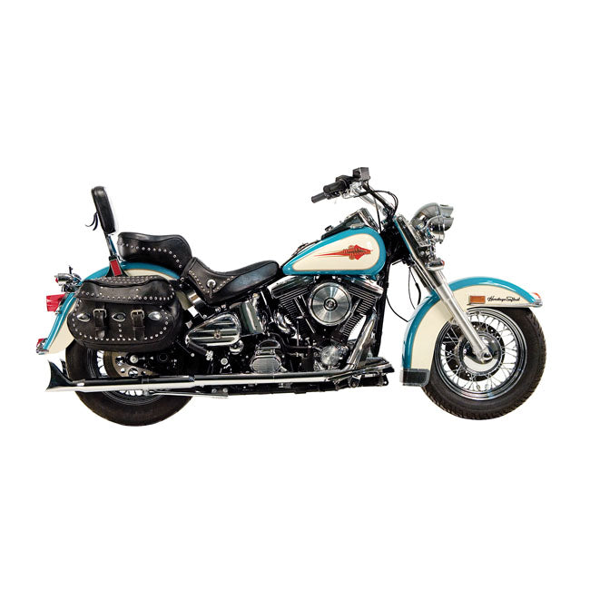 Paughco, universal Fishtail muffler. 28" long. L&R EXHAUST SLIP-ONS AND MUFFLERS Paughco