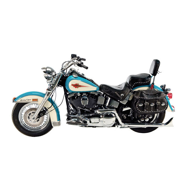 Paughco, universal Fishtail muffler. 28" long. L&R EXHAUST SLIP-ONS AND MUFFLERS Paughco