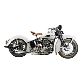 Paughco, universal Fishtail muffler. 28" long. L&R EXHAUST SLIP-ONS AND MUFFLERS Paughco