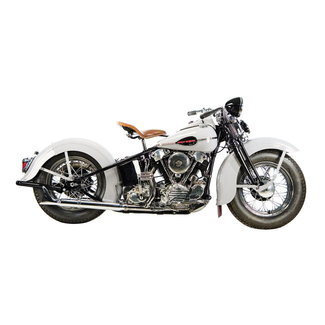 Paughco, universal Fishtail muffler. 28" long. L&R EXHAUST SLIP-ONS AND MUFFLERS Paughco